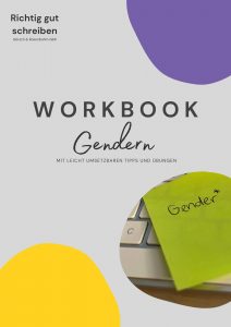 Cover Workbook Gendern von Andrea Görsch und Katja Rosenbohm